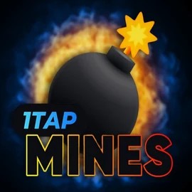 1Tap Mines logo by Turbo Games at Millioner Casino