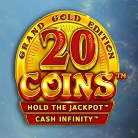 20 Coins Grand Gold Edition slot logo by Wazdan at Millioner Casino20 Coins Grand Gold Edition