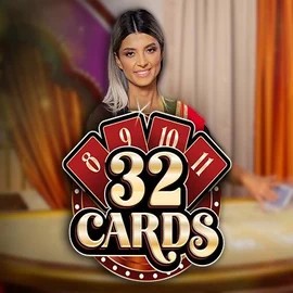 32 Cards slot visual from Ezugi available on millionerscasino.com