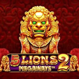 5 Lions Megaways 2 online game logo by Pragmatic Play on millionerscasino.com