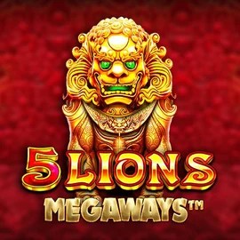 5 Lions Megaways slot logo by Pragmatic Play at Millioner Casino