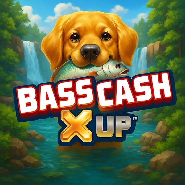 Bass Cash X UP online game logo by Alchemy Gaming on millionerscasino.com
