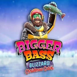 Bigger Bass Blizzard Christmas Catch slot logo by Pragmatic Play at Millioner Casino