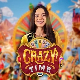 Crazy Time logo by Evolution at Millioner CasinoCrazy Time