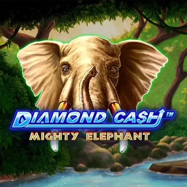 Diamond Cash Mighty Elephant slot visual from Greentube available on millionerscasino.com