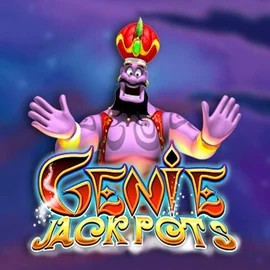 Genie Jackpots logo by Blueprint Gaming at Millioner Casino