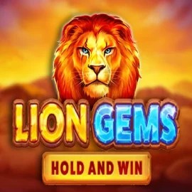 Lion Gems Hold and Win by Playson, showcased at millionerscasino.com – game logo