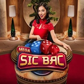 Mega Sic Bac game by Pragmatic Play – logo hosted on Millioner Casino