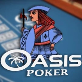 Enjoy Oasis Poker by Nucleus Gaming – logo hosted on millionerscasino.com