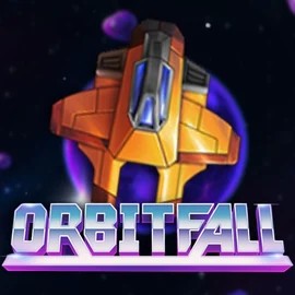 Orbitfall logo by ELK Studios at Millioner CasinoOrbitfall