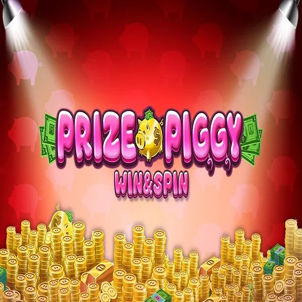 Prize Piggy Win & Spin slot logo by Inspired Gaming at Millioner Casino