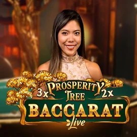 Prosperity Tree Baccarat online game logo by Evolution on millionerscasino.com