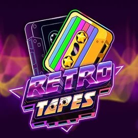 Retro Tapes online game logo by Push Gaming on millionerscasino.com