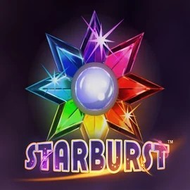 Starburst online game logo by NetEnt on millionerscasino.com