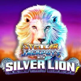 Stellar Jackpots with Silver Lion slot icon by Lightning Box Game, available at Millioner Casino