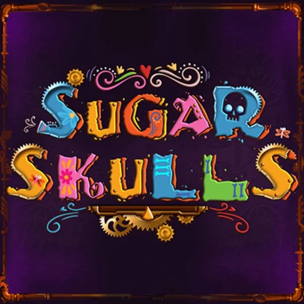 Slots logo of Sugar Skulls from Booming Games at Millioner Casino