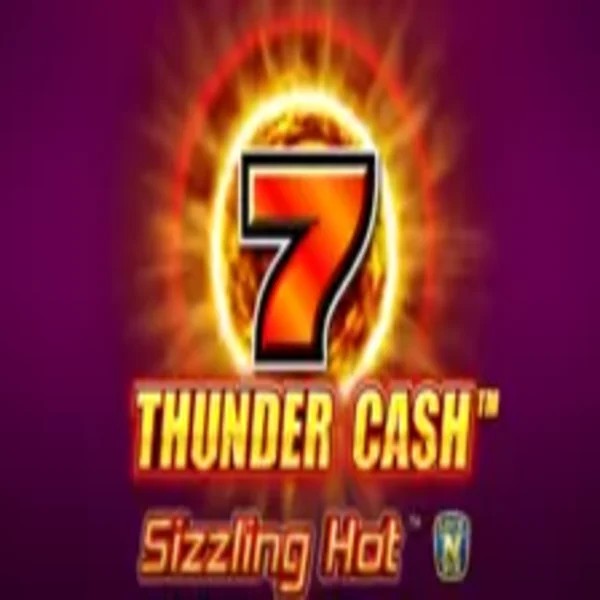 Thunder Cash Sizzling Hot by Novomatic, showcased at millionerscasino.com – game logo